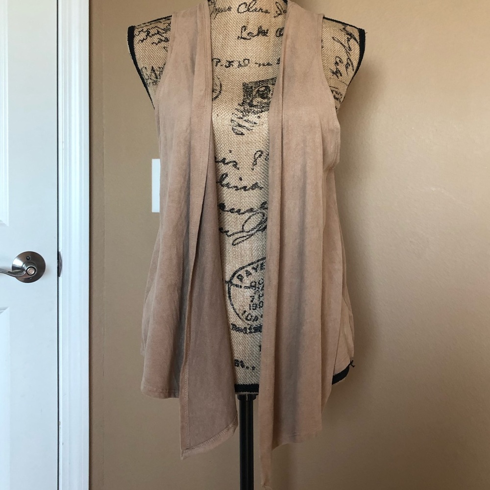 Suede trendy cover up